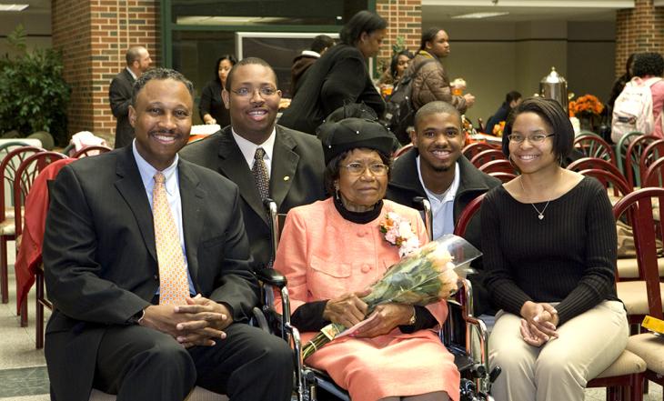 Nancy Randolph Davis with family