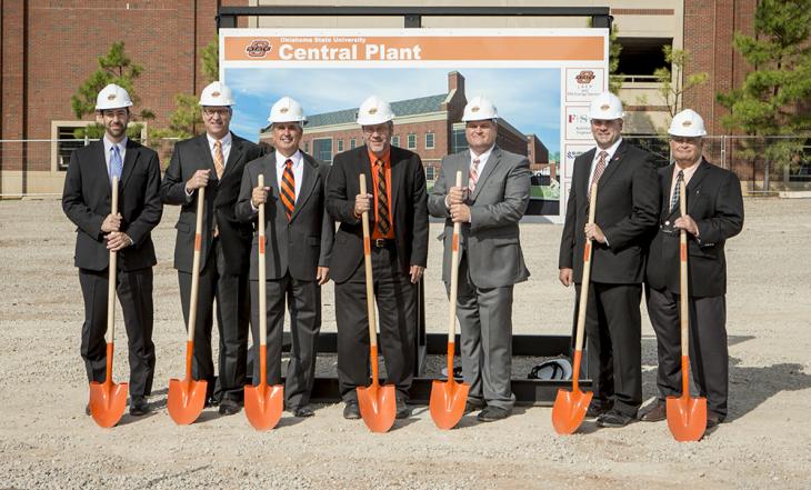Central plant groundbreaking