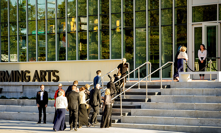 Mcknight center orange carpet affair