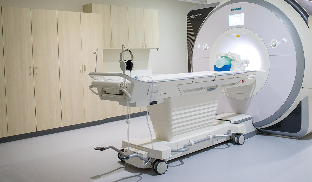 MRI machine in Hardesty Center