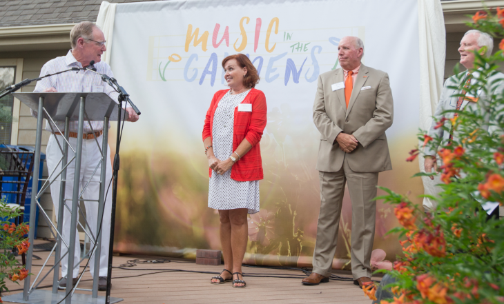 Music in the gardens event