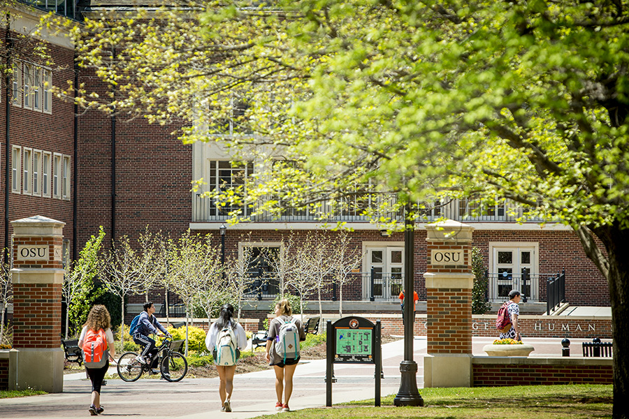 Campus in the spring