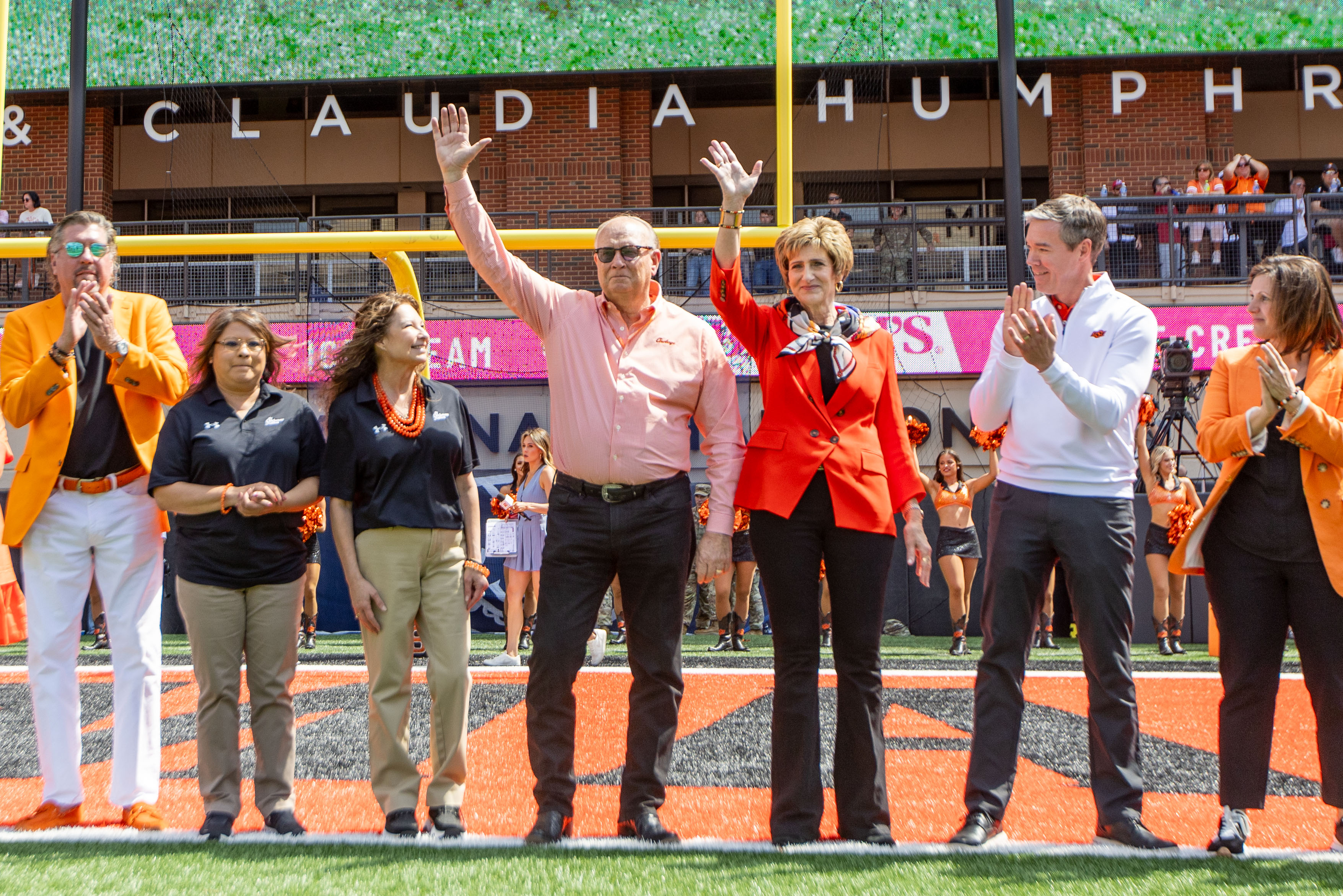 Donors being honored at football game