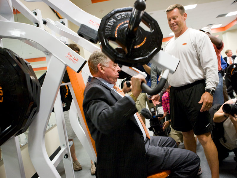 Boone tests gym machine in BPS
