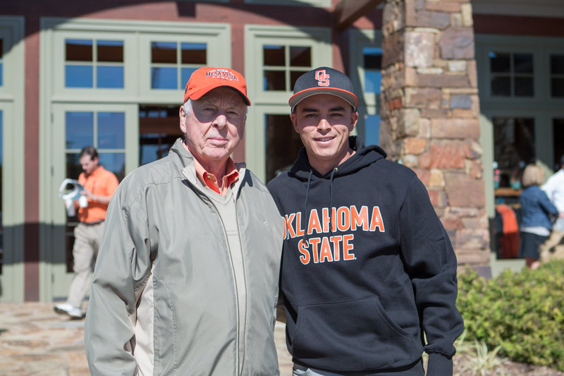 Boone and Ricky Fowler at Karsten Creek Golf Course