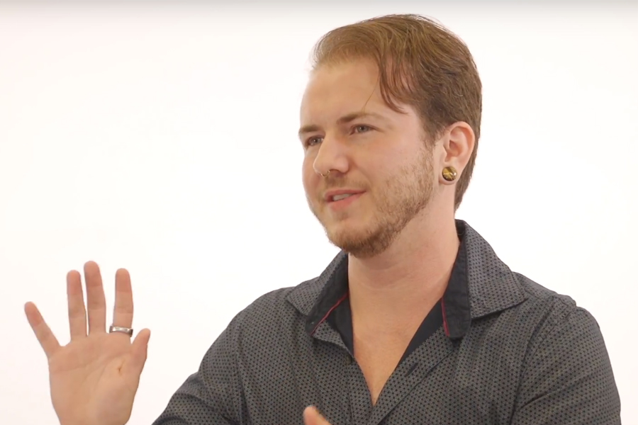 Angus describing his time as an Art HIstory student at OSU