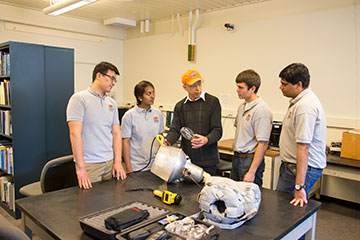 Students and professor in IAC